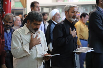 مراسم چهلم شهید ادواری شهید جنگ رمضان بیرجند