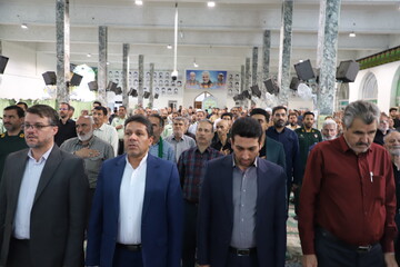 مراسم چهلم شهید ادواری شهید جنگ رمضان بیرجند