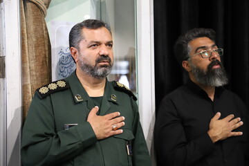 مراسم چهلم شهید ادواری شهید جنگ رمضان بیرجند