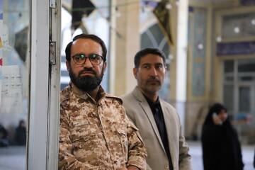 مراسم چهلم شهید ادواری شهید جنگ رمضان بیرجند