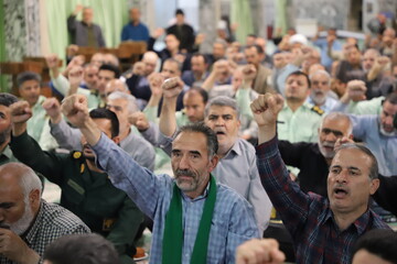 مراسم چهلم شهید ادواری شهید جنگ رمضان بیرجند