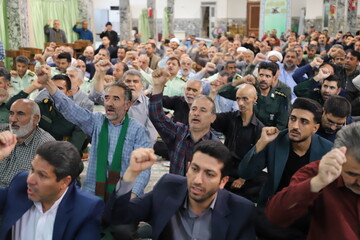 مراسم چهلم شهید ادواری شهید جنگ رمضان بیرجند