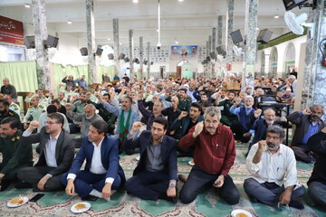 مراسم چهلم شهید ادواری شهید جنگ رمضان بیرجند