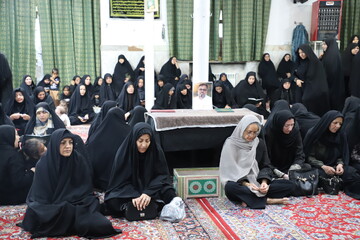 مراسم چهلم شهید ادواری شهید جنگ رمضان بیرجند