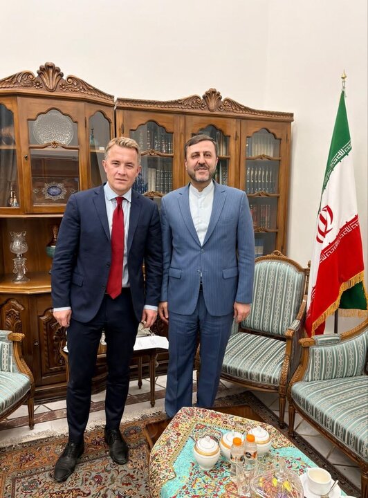 رایزنی‌های غریب آبادی با معاون وزیر خارجه نروژ، رئیس بانک بریکس و سفیر فرانسه