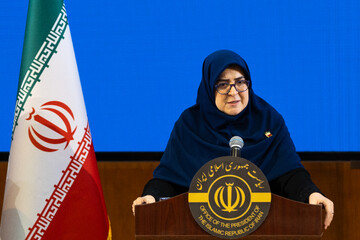 نشست خبری فاطمه مهاجرانی، سخنگوی دولت در سازمان محیط زیست