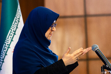 نشست خبری فاطمه مهاجرانی، سخنگوی دولت در سازمان محیط زیست