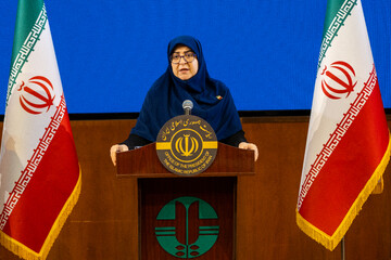 نشست خبری فاطمه مهاجرانی، سخنگوی دولت در سازمان محیط زیست