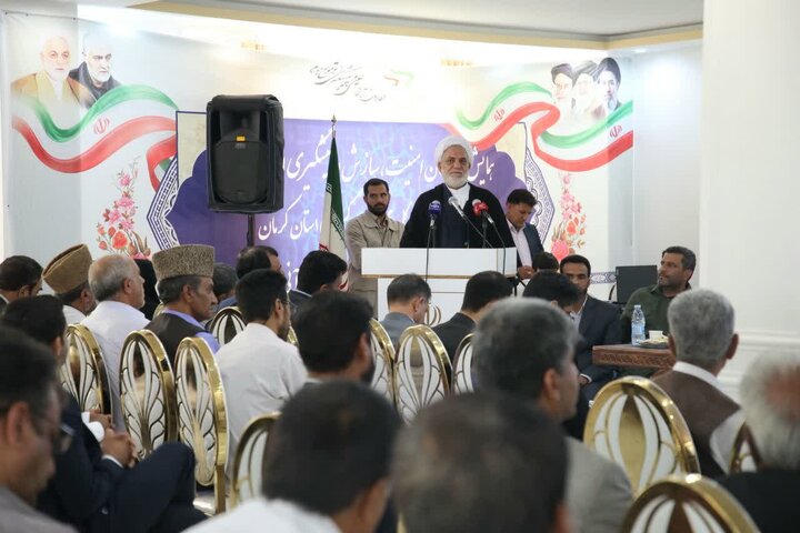 همایش پیشگامان امنیت و سازش در شرق کرمان برگزار شد/ تحویل داوطلبانه ۱۱۵۸ سلاح غیرمجاز