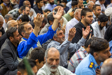 مراسم چهلمین روز شهادت امیر سپهبد موسوی - حرم حضرت فاطمه معصومه(س)