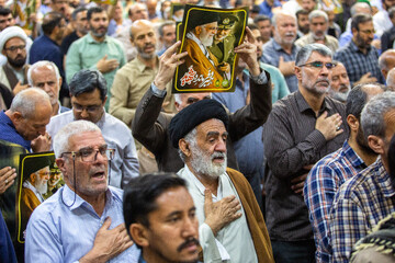 مراسم چهلمین روز شهادت امیر سپهبد موسوی - حرم حضرت فاطمه معصومه(س)