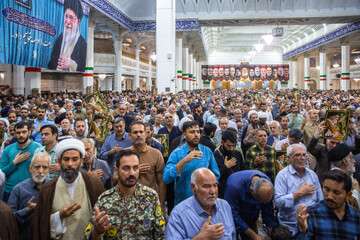 مراسم چهلمین روز شهادت امیر سپهبد موسوی - حرم حضرت فاطمه معصومه(س)