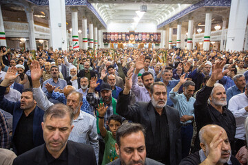 مراسم چهلمین روز شهادت امیر سپهبد موسوی - حرم حضرت فاطمه معصومه(س)