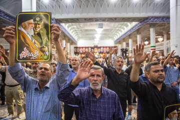 مراسم چهلمین روز شهادت امیر سپهبد موسوی - حرم حضرت فاطمه معصومه(س)