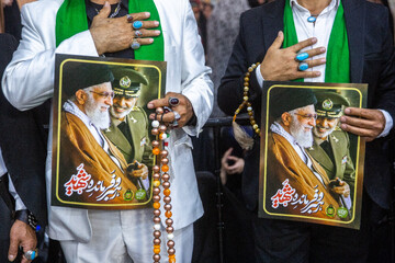 مراسم چهلمین روز شهادت امیر سپهبد موسوی - حرم حضرت فاطمه معصومه(س)