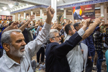 مراسم چهلمین روز شهادت امیر سپهبد موسوی - حرم حضرت فاطمه معصومه(س)