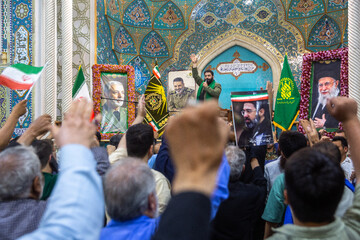 مراسم چهلمین روز شهادت امیر سپهبد موسوی - حرم حضرت فاطمه معصومه(س)