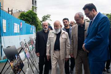 مراسم رونمایی از تندیس «شهید چمران»