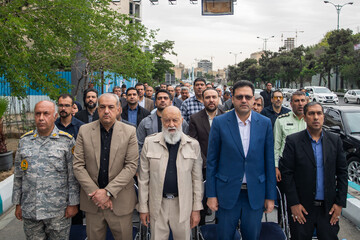 مراسم رونمایی از تندیس «شهید چمران»