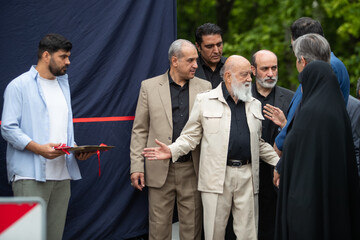 مراسم رونمایی از تندیس «شهید چمران»