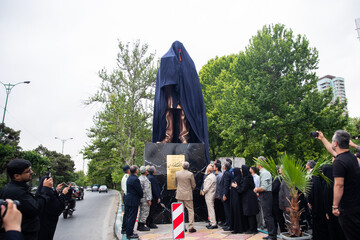 مراسم رونمایی از تندیس «شهید چمران»