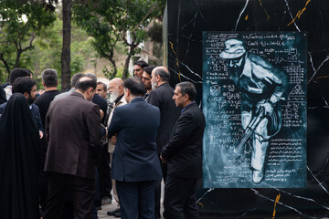 مراسم رونمایی از تندیس «شهید چمران»