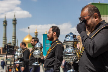 عزاداری خادمان حرم کریمه اهل بیت(ع) در سالروز شهادت امام جواد(ع)  - قم