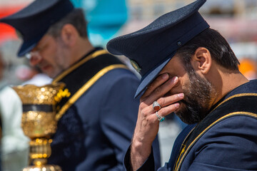 عزاداری خادمان حرم کریمه اهل بیت(ع) در سالروز شهادت امام جواد(ع)  - قم