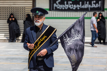 عزاداری خادمان حرم کریمه اهل بیت(ع) در سالروز شهادت امام جواد(ع)  - قم
