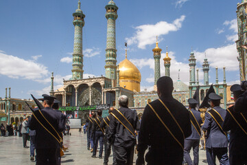 عزاداری خادمان حرم کریمه اهل بیت(ع) در سالروز شهادت امام جواد(ع)  - قم
