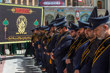 عزاداری خادمان حرم کریمه اهل بیت(ع) در سالروز شهادت امام جواد(ع)  - قم