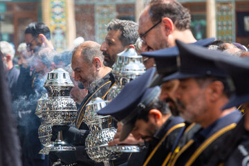 عزاداری خادمان حرم کریمه اهل بیت(ع) در سالروز شهادت امام جواد(ع)  - قم