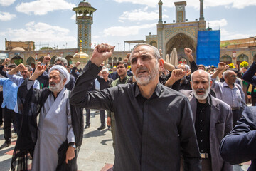 عزاداری خادمان حرم کریمه اهل بیت(ع) در سالروز شهادت امام جواد(ع)  - قم