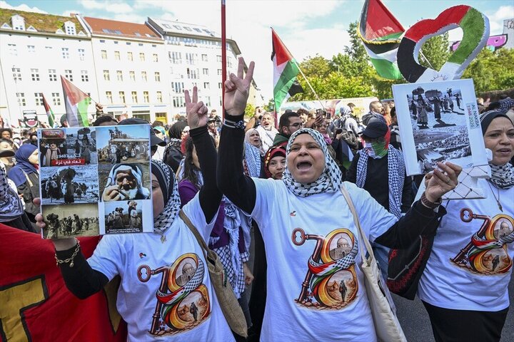 راهپیمایی‌های حامی فلسطین در اروپا به مناسبت سالگرد «نکبت»