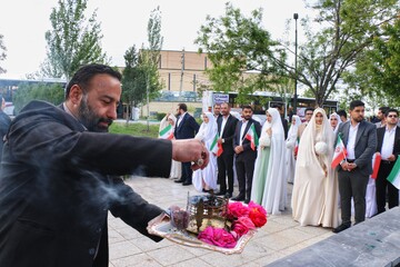 مراسم ازدواج ۴۰ زوج دانشجو - همدان

