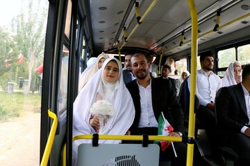 مراسم ازدواج ۴۰ زوج دانشجو - همدان
