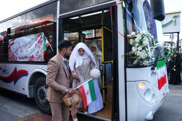 مراسم ازدواج ۴۰ زوج دانشجو - همدان
