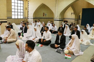 مراسم ازدواج ۴۰دانشجو -همدان