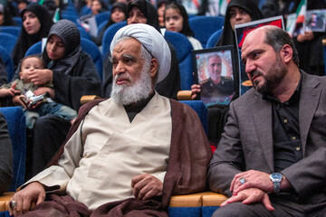 دکتر منصوری و آیت الله کعبی در بزرگداشت دومین سالگرد شهید جمهور - قم