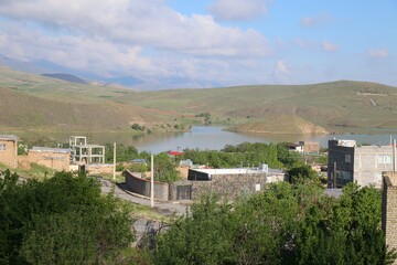 روستا های اطراف سد اکباتان همدان 