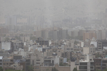 آلودگی و وضعیت خطرناک هوا - بلوار میرزای شیرازی شیراز