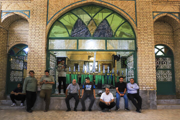 برپایی خیمه محرم در تکیه بُنگی ها -کرمان
