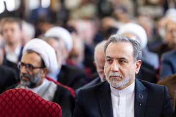 سید عباس عراقچی، وزیر امور خارجه در بزرگداشت وزیران شهید امور خارجه