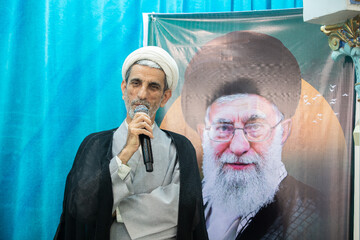 سخنرانی حجت‌الاسلام اسدالله جعفری، رئیس کل دادگستری استان اصفهان در مراسم یادبود رهبر شهید انقلاب در کنیسه کترداوید اصفهان