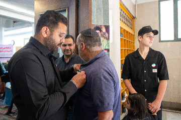مراسم یادبود رهبر شهید انقلاب در کنیسه کترداوید اصفهان