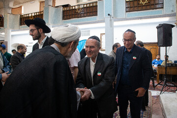 مراسم یادبود رهبر شهید انقلاب در کنیسه کترداوید اصفهان