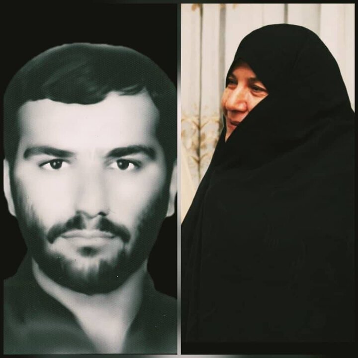 مادر شهید حسین مرادی درگذشت