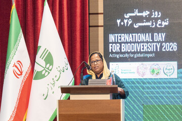 «آیشانی مداگانگودا لبه»نماینده برنامه توسعه سازمان ملل متحد در همایش گرامیداشت روز جهانی تنوع زیستی _ساری