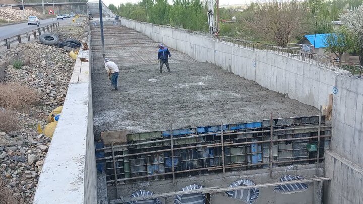 پیشرفت ۶۵ درصدی  پروژه تقاطع غیرهمسطح دانشگاه زنجان