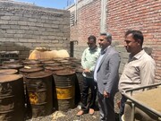 ضربه به قاچاقچیان سوخت در کهنوج/ کشف انبار دپو و توقیف خودروهای متخلف